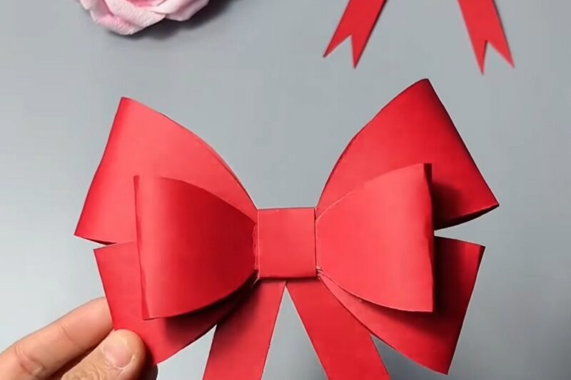 DIY Gift Decoration Paper Bow [with FREE PRINTABLE TEMPLATE]