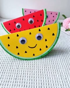 How to Craft Paper Watermelon Rocking Toys in 9 Steps
        
            
            
                Reference Images: Kidies Time via Youtube
            
        
        
            
            
            
                Author: Talha