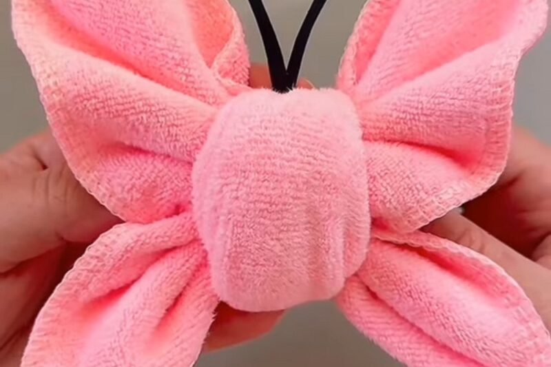 How to DIY A Handkerchief Butterfly Plushie for Kids