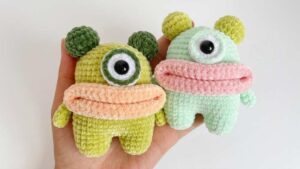 Free Crochet Funny Monster Plushie Pattern for All