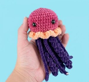 Free Crochet Baby Jellyfish Plushie Pattern for Kids