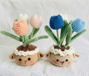 Free Crochet Tulip Flower Pot with Sheep for Beginners
        
            
            
            
                Author: Talha
