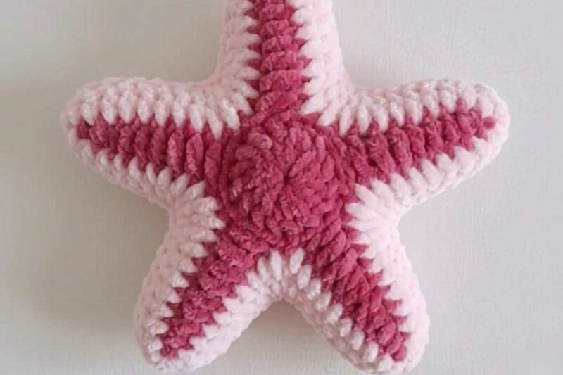 Free Crochet Starfish Plushie Pattern for Summer