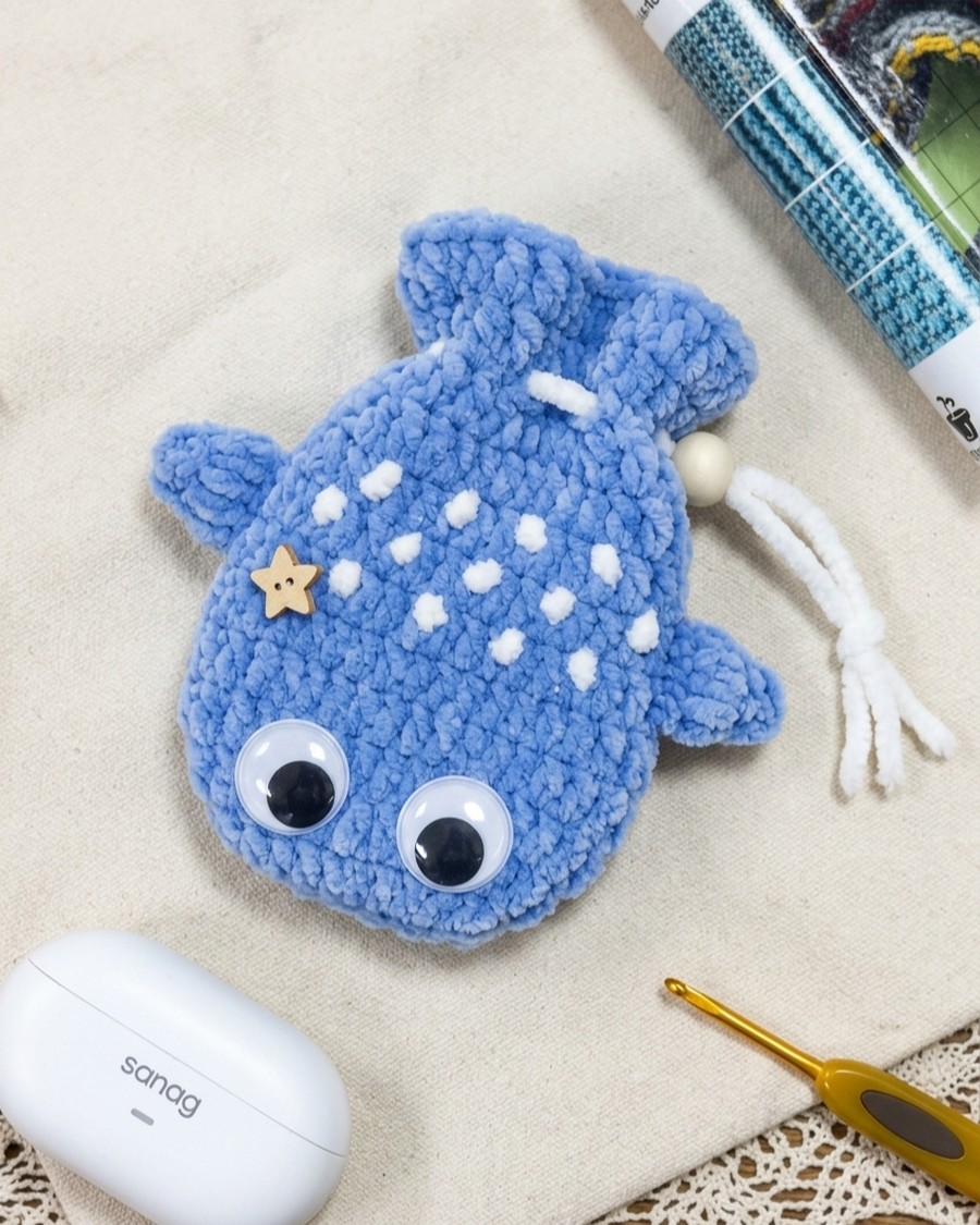 crochet airpod pouch