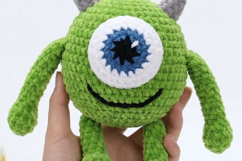 Free Crochet Chubby Monster Plushie for Kids