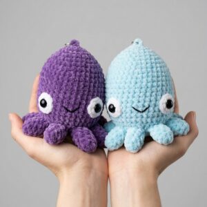 Free Crochet CUTE Octopus Plushie for Summer
        
            
            
                Designer: Juanjuan Crochet
