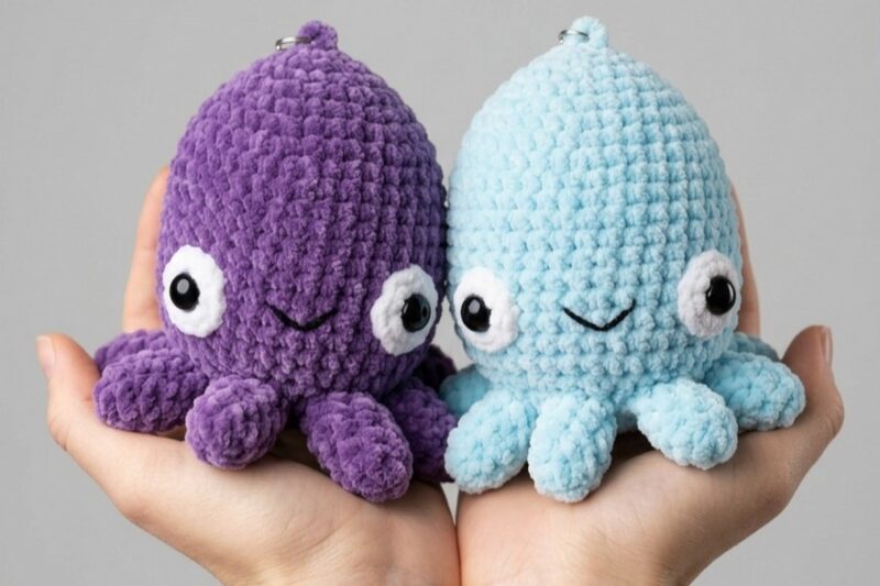 Free Crochet CUTE Octopus Plushie for Summer