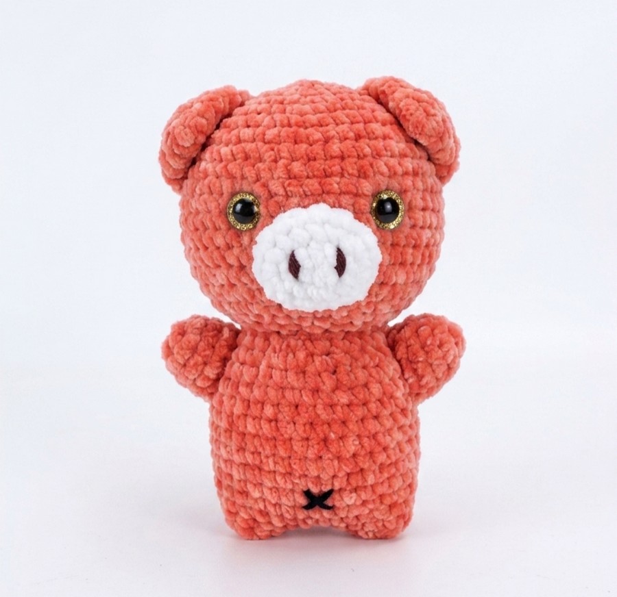 crochet pig plush
