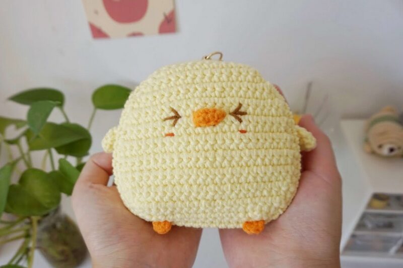 Free CROCHET FAT CHICK BAG PATTERN for Kids & All Ages