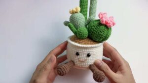 Crochet Jellycat Cactus Pot Amigurumi Decoration Pattern (Must-Have Present)
