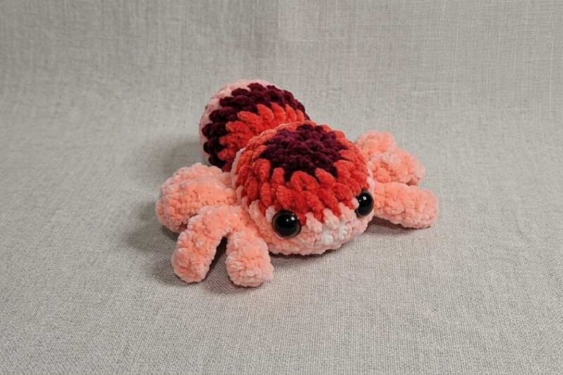 Free Crochet CUTEST Spider Plushie Pattern For Halloween