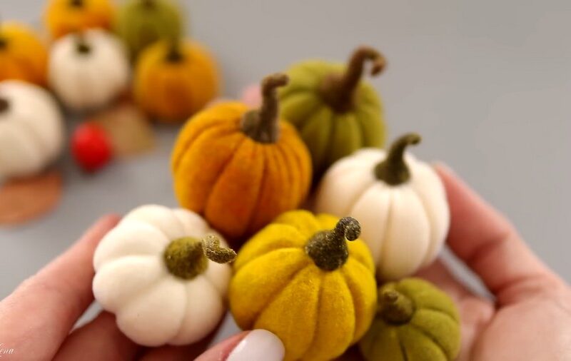 How to Make Velvet Pumpkin Fall Decoration without Velvet Fabric