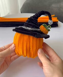 DIY Pipe Cleaner Pumpkin with a Witch Hat Pattern for Halloween & Fall
        
            
            
            
                Author: Talha