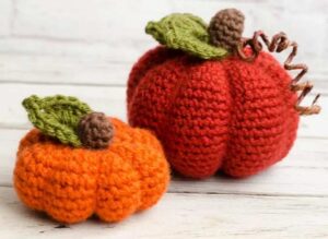 Stash Buster Crochet Mini Pumpkin Amigurumi Patterns