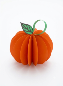 Make a Garland Out of these Paper Pumpkin Ornaments for Fall