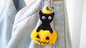 How to DIY Black Cat in A Spooky Pumpkin Pipe Cleaner Craft
        
            
            
                Featuring: Craftbee 9