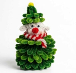 How to Craft Cute Pipe Cleaner Reindeer Cosplay Christmas Tree Decoration
        
            
            
                Featuring: Craftbee 9