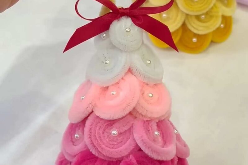 Pipe Cleaner Pink Christmas Tree Guide For Beginners