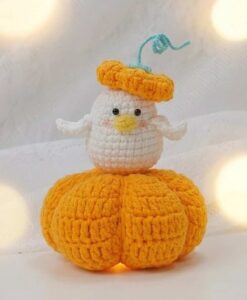 Featuring: Crochet Tiny Duck Resting Over a Pumpkin Amigurumi
        
            
            
            
                Featuring: Pukasnow