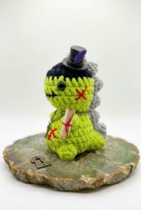 Featuring: How to Crochet the Bolt Zombie Franken-Saur Plushie for Halloween
        
            
            
            
                Featuring: Mokoto