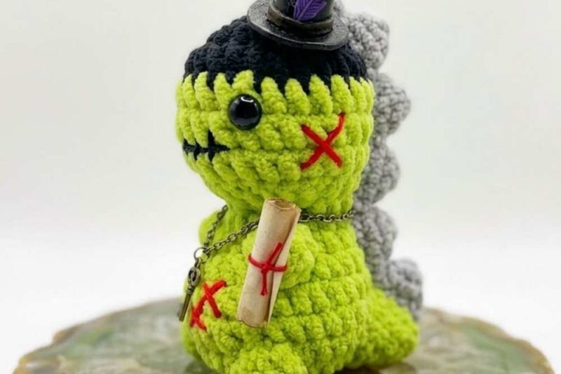 Featuring: How to Crochet the Bolt Zombie Franken-Saur Plushie for Halloween