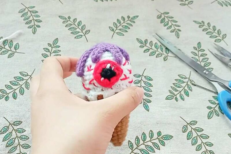 Featuring: How to Crochet the Scary Eye Dessert Cone Amigurumi for Halloween