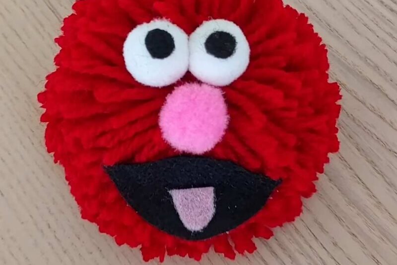 How to Craft A No-Knit Red Monster Plushie Fidget Toy