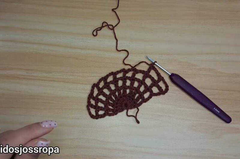 Featuring: How to Crochet Red Spiderweb Headscarf & Bandana