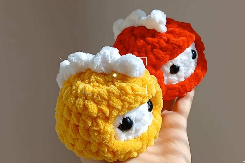 Tutorial to Crochet Dino-Marshmallow Softie Plushie Toys