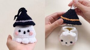 Video Tutorial Crochet Squid Ghost & 2-in-1 Treat Bag for Halloween
        
            
            
            
                Featuring: Meemanan